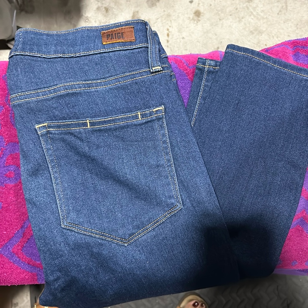 Paige skinny jeans hoxton crop